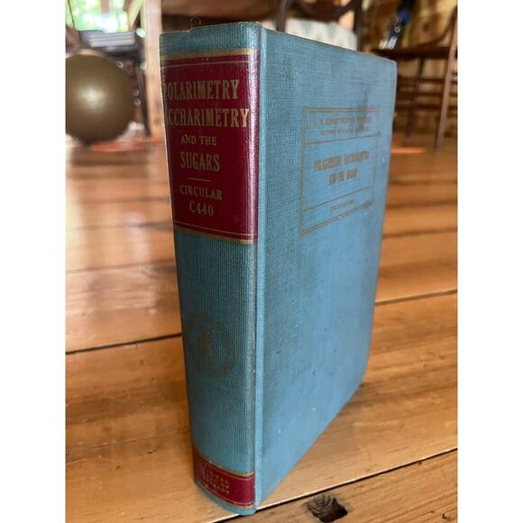 VTG US department of commerce polarimetry, saccharimetry & the sugars book 1942 - Picture 1 of 14